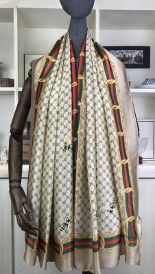 New Women's Sun-Proof Shawl Scarf Same Type as Fashion Stars Silk Scarf Large Long Scarf