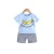 2021 Summer Pants Suit Cartoon Suit Not Hoodie Two-Piece Set Korean Style Sweatshirt Short Sleeve Summer Clothing Wholesale