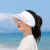 2021 Sun Protection Hat Summer Women's Stylish Korean Style Hat Sports Sun Hat UV Protection Crownless Sun Hat Wholesale