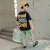 Children's Short-Sleeved Suit Korean Fashion Children's Clothing Two-Piece for Boys 2021 New Fashionable Summer Clothing Boys Handsome Clothes