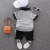 Baby Boy Summer Clothes Suit 2021 New Baby Clothes Western Style Boys' Summer Short Sleeve Two-Piece Suit Fashion