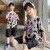 Boy Summer Wear Suit Internet Celebrity Trendy Middle and Big Children Korean Style Fashionable Short Sleeve Children Handsome 10 Years Old 2021