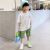 Children's Short-Sleeved Suit Korean Fashion Children's Clothing Two-Piece for Boys 2021 New Fashionable Summer Clothing Boys Handsome Clothes