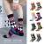 2020 New Socks Female Autumn and Winter European Hip Hop Trendy Mid-Calf Length Socks Function Pattern Casual Cotton Socks in Stock Wholesale