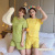Women's Wooden Ear Barbie Suit Summer New Japanese Sweet Beauty Ruffled Short Sleeves Two-Piece Set Pajamas Pajamas