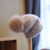 Fox Fur Ball Double Layer Warm Curled Brim Knitted Hat Autumn and Winter Rabbit Fur Thickened Korean Ear Protection Pile Heap Cap Woolen Cap Female