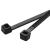 Gtse14 Inch 35.6cm Black Zipper Tape 40 Pound Strength UV Protection Long Nylon Cable Tie, Self-Locking