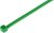 GTSE 8 Inch * Zipper Tape 8.2kg Strength, UV Protection Small Nylon Cable Tie Self-Locking Green Cable Tie