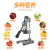 Stainless Steel Squeeze Juicer Press Fruit Clip Manual Press Orange Juicer Polishing Upgrade with Suction Cup