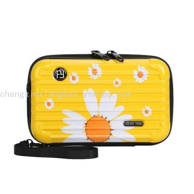 Bags Cosmetic Bag Summer New Cute Crossbody Bag 2021 Box Bag Fresh Flower Shoulder Bag