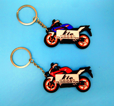 Factory Direct Sales Motorcycle Keychain Double-Sided Mold Key Chain PVC Key Chain Silica Gel Key Chain