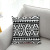 New Cross-Border Hot Selling Amazon Hot Black and White Geometry Linen Pillow Cover Short Plush Sofa Cushion