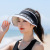 2021 Sun Protection Hat Summer Women's Stylish Korean Style Hat Sports Sun Hat UV Protection Crownless Sun Hat Wholesale