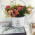 Artificial Plant Pot Home Ornament Wrought Iron Creative European Flower Pot Chrysanthemum Floral Restaurant Bedroom Decoration