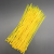 Gtse14 Inch Yellow Zipper Tape 50 Lbs (about kg Strength, UV Protection Long Nylon Cable Tie