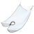 Pogonotomy Protection Cloth Men's Modeling Apron Transparent Suction Cup Shaving Apron Beard Shaping Protection Cloth