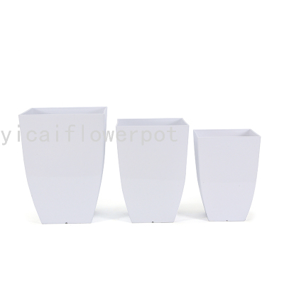 Plastic Flowerpot FF-1K Paint Plastic Flowerpot Imitation Porcelain Flowerpot