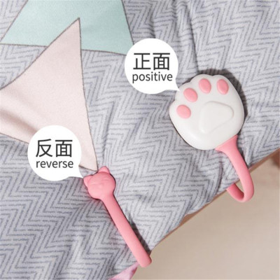 Cartoon Bed Sheets Holder Quilt Anti-Slip Fixing Buckle Seamless Sheet Clip Quilt Cover Holder