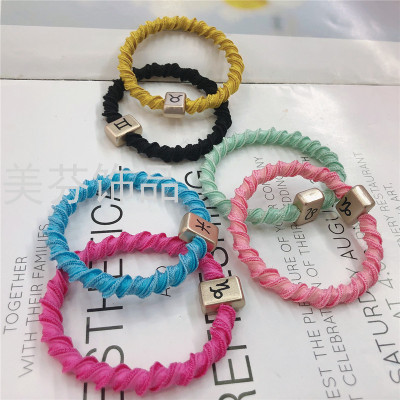 Macaron Color Ring Girl's Heart High Elastic Hair Bands Hair Band Hair Ring Basic Hair Rope Ins Hair Accessories
