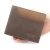 Fashion Men's Wallet Short Large Capacity Multiple Card Slots Bills Coin Purse Frosted Pu Wallet