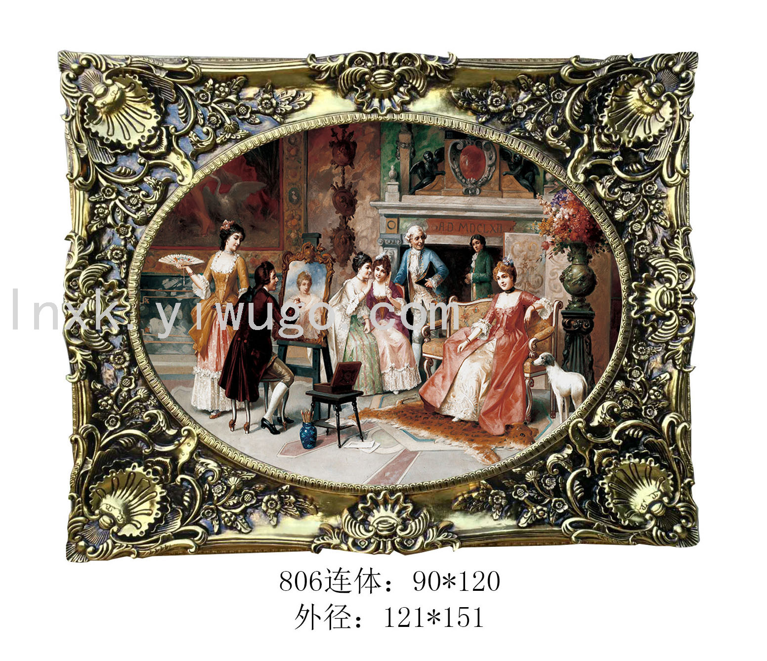 厂家直销相框油画拱板镜子装饰画欧式相框