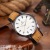 Wish New Men's Sports Military Large Dial Glass Mirror Watch Simple Scale Quartz Watch Men's Watch