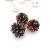 Primary Color Pine Cones Christmas Decorations Pendant Garland Christmas Tree Accessories DIY Shooting Props 4-5cm Pine Cones