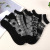 Pansy Black Short Tube Socks Cotton Sole Silk Socks Women's Korean-Style Crystal Silk Spun Glass Thin Socks Transparent Wholesale
