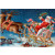 Amazon Cross-Border Factory Direct Sales Santa Claus Cartoon Flannel Floor Mat Graphic Customization One Piece Dropshipping