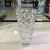 2Factory Direct Sales High White Crystal Glass Vase Lucky Bamboo Lily Hydroponic Flower Container Creative Decoration