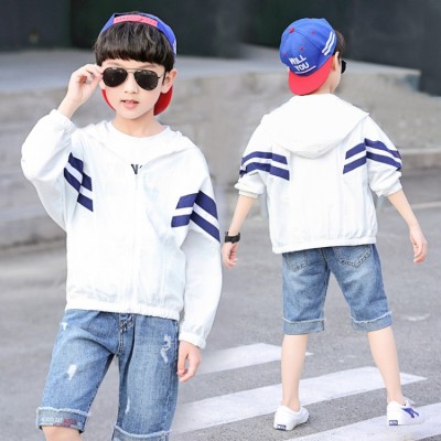 Children's Sun Protection Clothing Summer Light Summer Coat Boys' Air Conditioning Shirt Baby Wind Shield Medium and Big Children Sun-Protective Clothing Wholesale