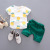 Baby Boy Summer Clothes Suit 2019 New Fashion Children's Clothing Children's Fashionable Short Sleeve Two-Piece Children's Summer Clothes