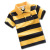 Kids Summer Clothing Boys and Girls Striped Polo Shirt Teens Short Sleeve T-shirt Stretch Cotton round Neck T-shirt 0-16 Years Old