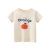 27home Korean Style Children's Clothing Summer New 2021 Children's Short-Sleeved Fruit T-shirt Baby Girl Clothes One Piece Dropshipping