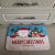 Amazon Cross-Border Factory Direct Sales Santa Claus Cartoon Flannel Floor Mat Graphic Customization One Piece Dropshipping