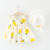 Girls' New 2021 Summer Bow Printed Dress with Hat Children Shirt Children's Dress B2b175