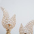 European Creative Fashionable Golden Electroplating Iron Petal Metal Candlestick Decoration Wedding Props Home Decoration