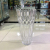 2Factory Direct Sales High White Crystal Glass Vase Lucky Bamboo Lily Hydroponic Flower Container Creative Decoration