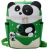 Foreign Trade Schoolbag Children's Bags New Cartoon Cute Panda Backpack Kindergarten Backpack Western Style Girls' Backpack