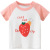 2021 Korean Style Children's Clothing Summer New Children's Short-Sleeved Strawberry T-shirt Baby Girl Clothes One Piece Dropshipping