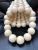 INS Internet Celebrity Beaded Portable Wooden Bead Bucket Bags DIY Material Woven Bag