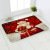 Cross-Border Christmas Snowman Santa Claus Bedroom Corridor Carpet Non-Slip Soft Door Mat Suitable for Living Room and Kitchen