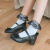 Lolita Style Socks Women's Lace Cotton Black Socks Cute Lolita White Princess Socks Japanese Style Mid-Calf Length Socks