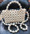 Wooden Bead Beaded Bag DIY Material Bag Beads Hand-Woven Women Hand-Carrying Crossbody Bag Ins Style Mini Bag