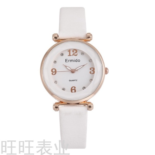 Best-Selling New Type Fashion Women‘s Belt Watch Colorful Glass Quartz Watch Student Watch Women‘s Watch