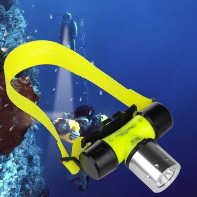 T6 Headlamp Diving 18650 Strong Light 18650 Rechargeable Headlamp 10W LED Fishing Camping Headlamp