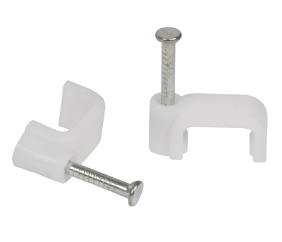 Square Cable Clips Clasp Plastic 4mm 5mm 6mm 7mm 8mm 9mm 10 Mm12mm14 White Black