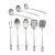 Stainless Steel Kitchenware Set Kitchen Utensils Cooking Spoon and Shovel Spatula Colander Soup Spoon Eight-Piece Set Gift Kitchenware