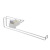Kitchen Stainless Steel Coil Tissue Holder Punch-Free Hook Cabinet Plastic Wrap Storage Lower Holder Adjustable Rack