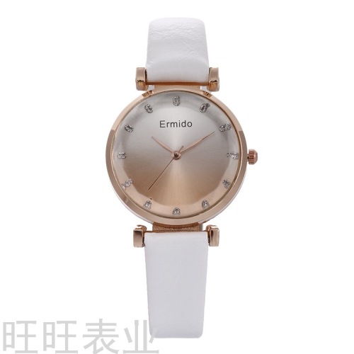 popular new fashion casual women‘s student watch gradient color women‘s rhinestone fashion women‘s watch quartz watch